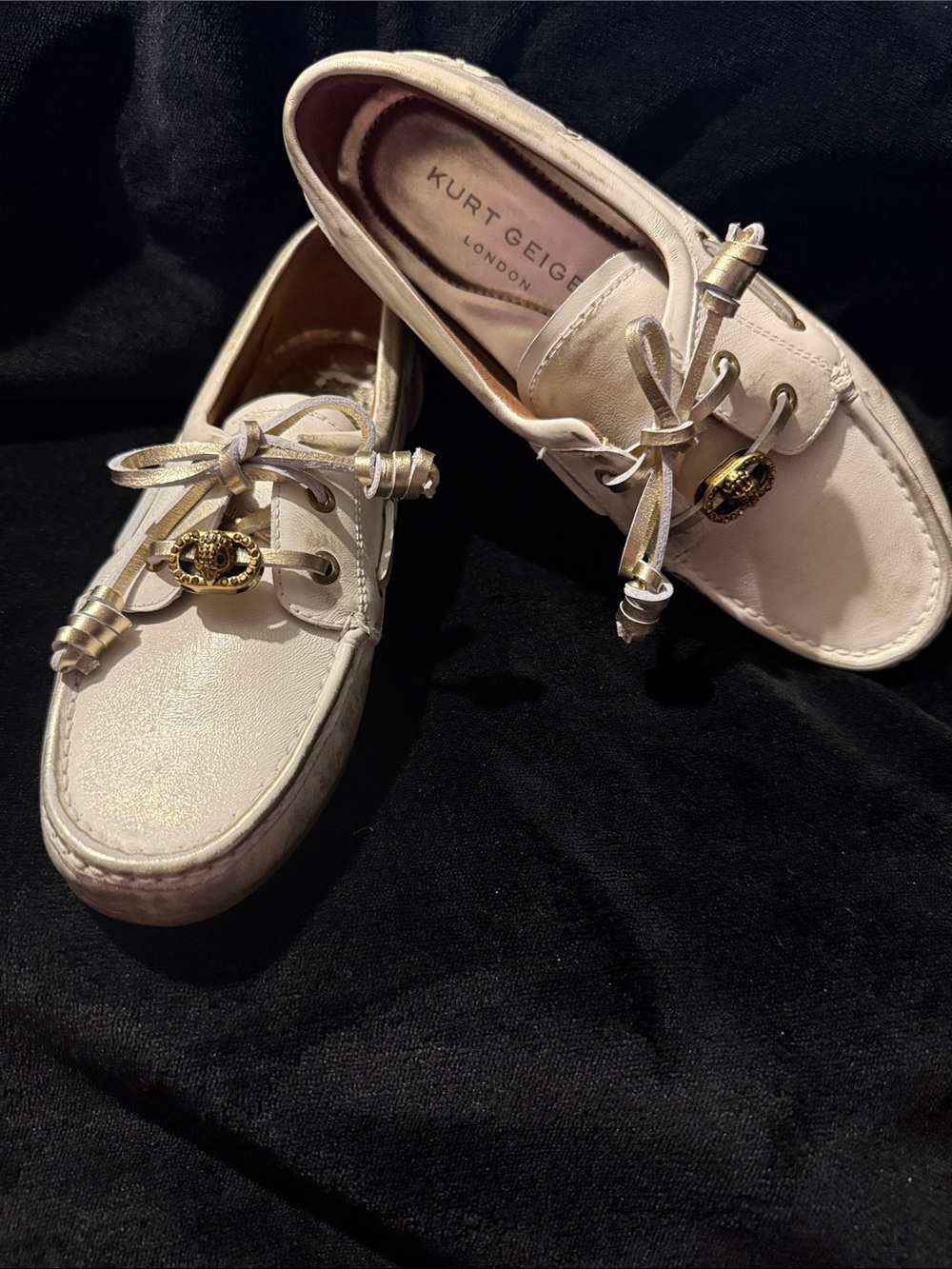 Kurt Geiger London Chelsea Tie Moccasin